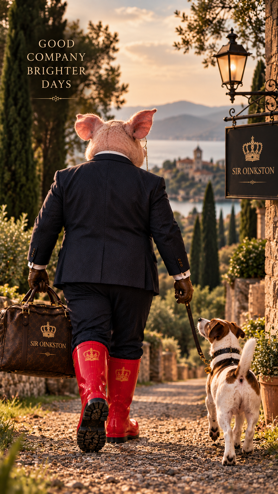 Sir Oinkston — Brighter Days. Always ahead.