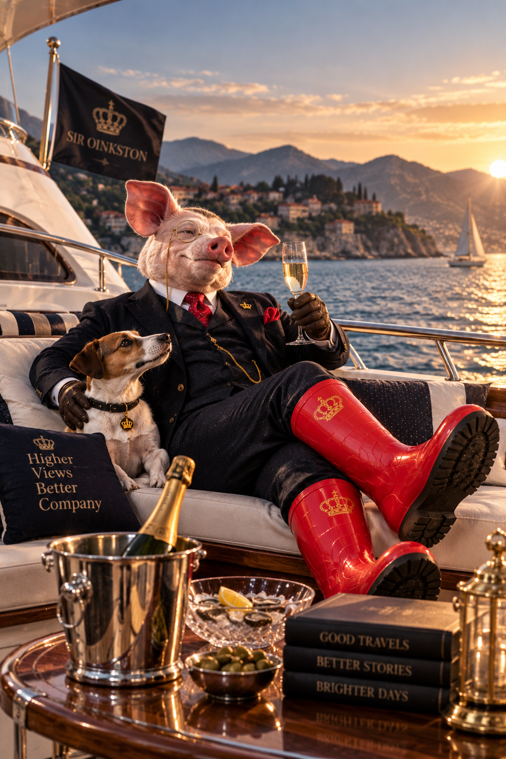 Sir Oinkston — Higher Views. A wider perspective.